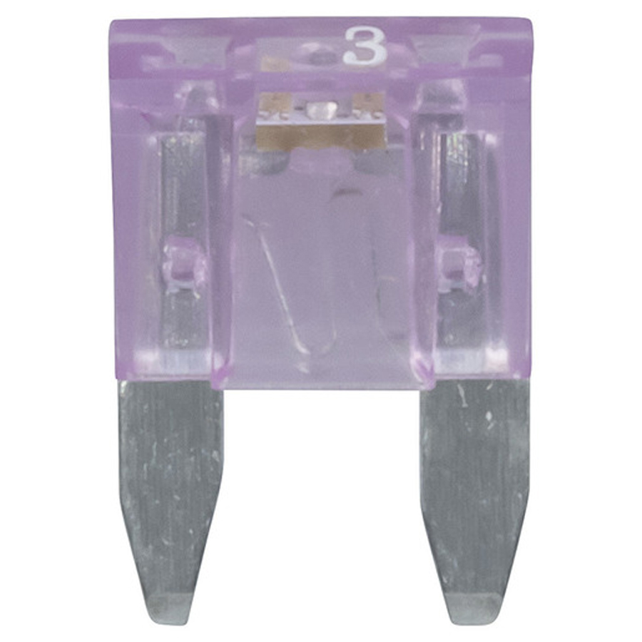 3A Mini Blade Fuse with LED Indicator - Pink 