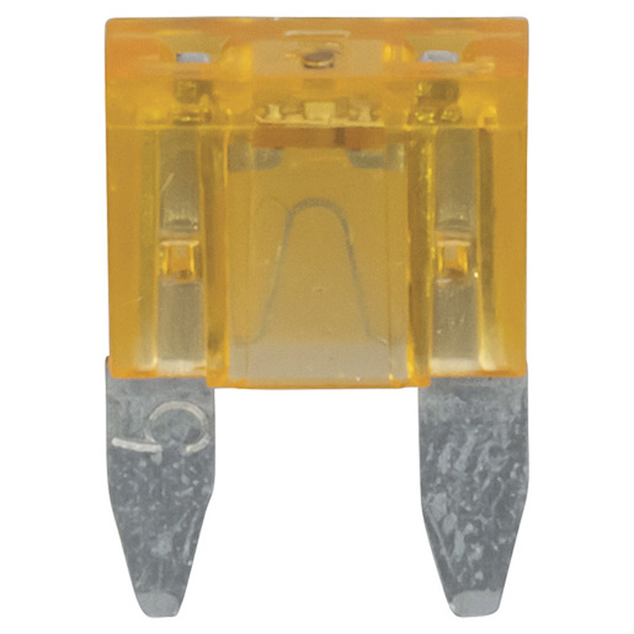 5A Mini Blade Fuse with LED Indicator - Orange 
