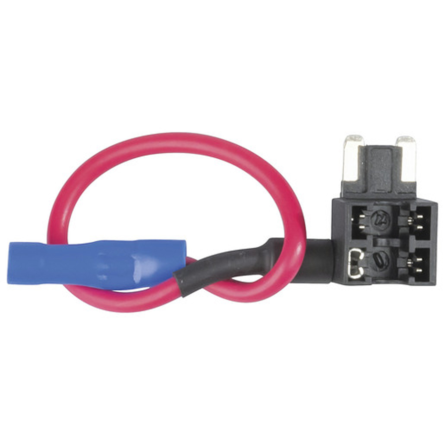 Double Low-Profile MINI Blade Fuse Socket Wire Tap 