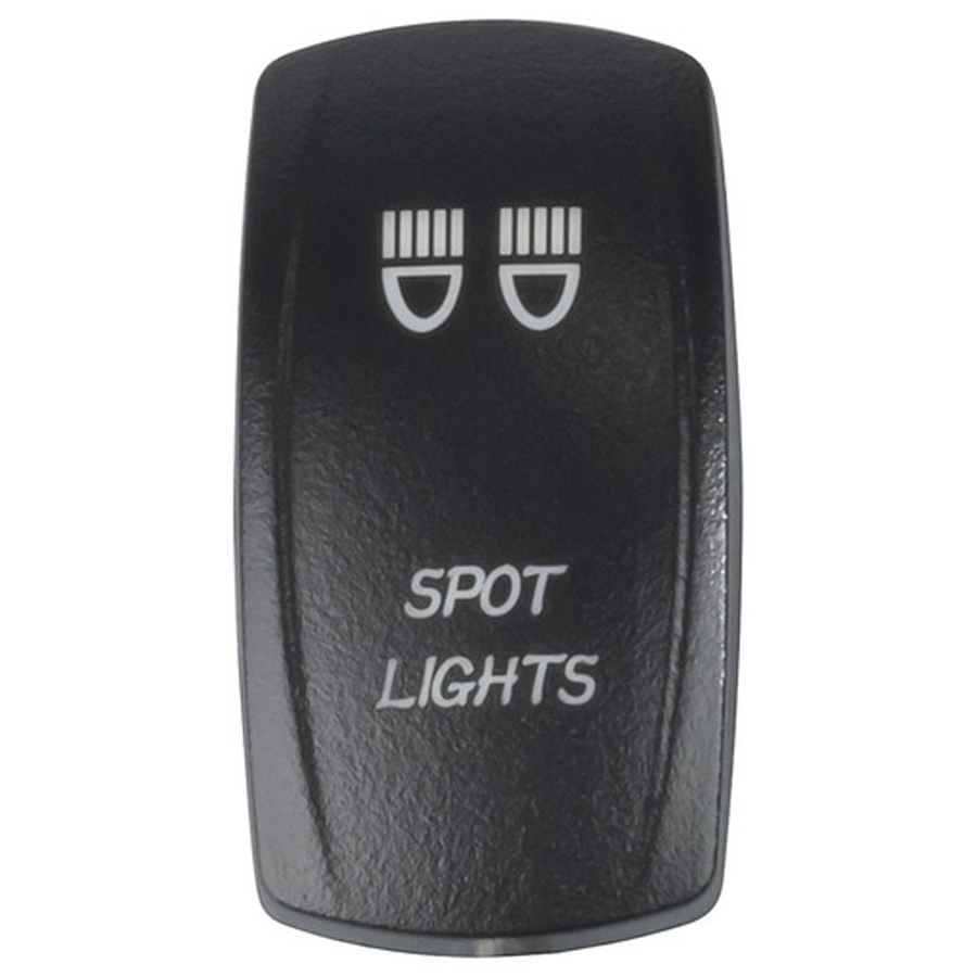 Laser Etched "Spot Lights" Cover for Illuminated Rocker Switch 