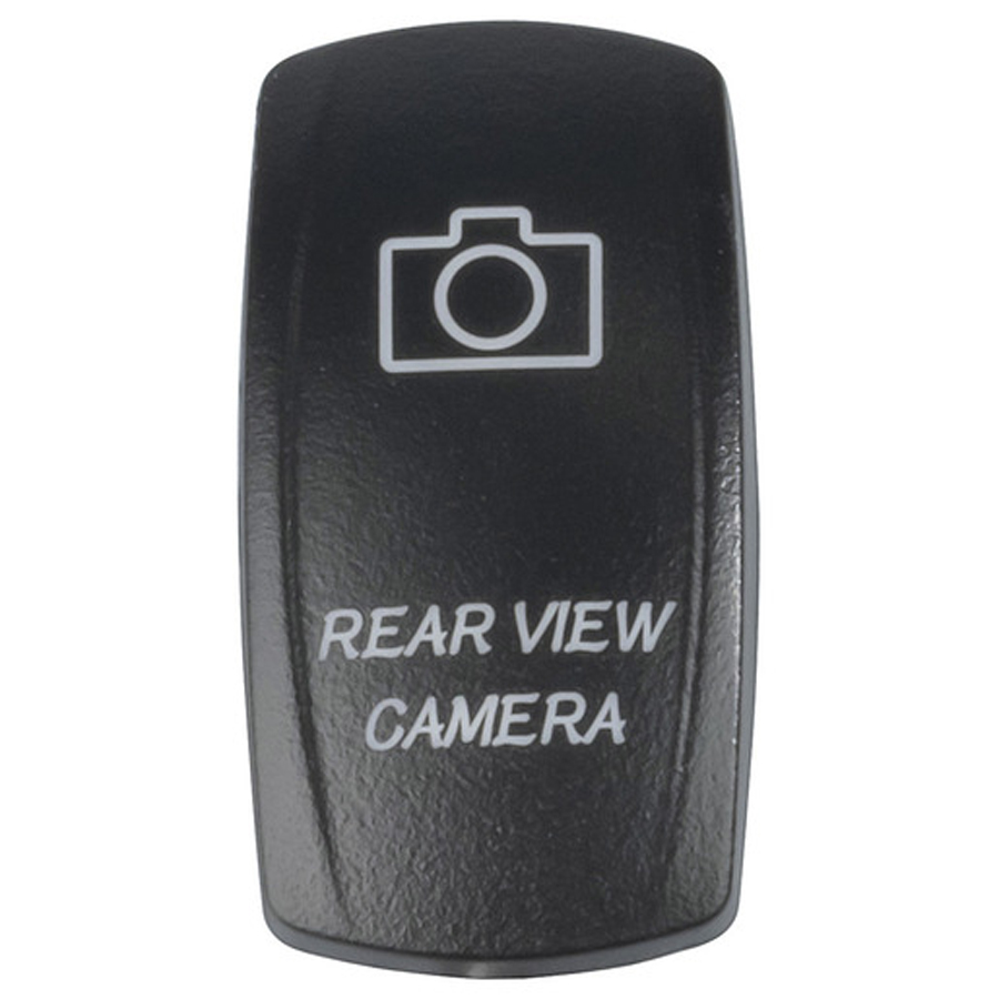 Laser Etched "Rear View Camera" Cover for Illuminated Rocker Switch 