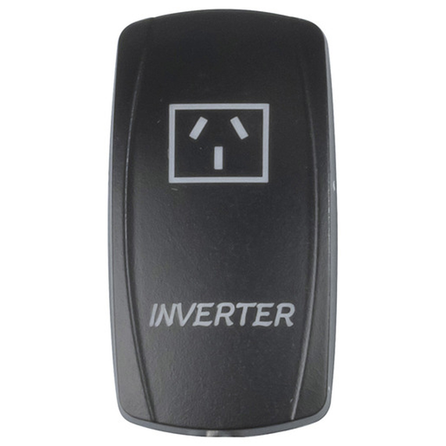 Laser Etched "Inverter" Cover for Illuminated Rocker Switch 