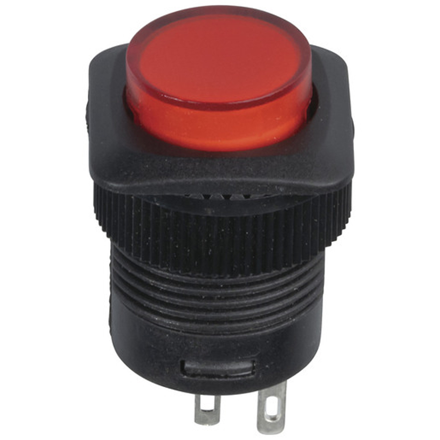 SPST LED Illuminated PUSH ON  PUSH OFF 