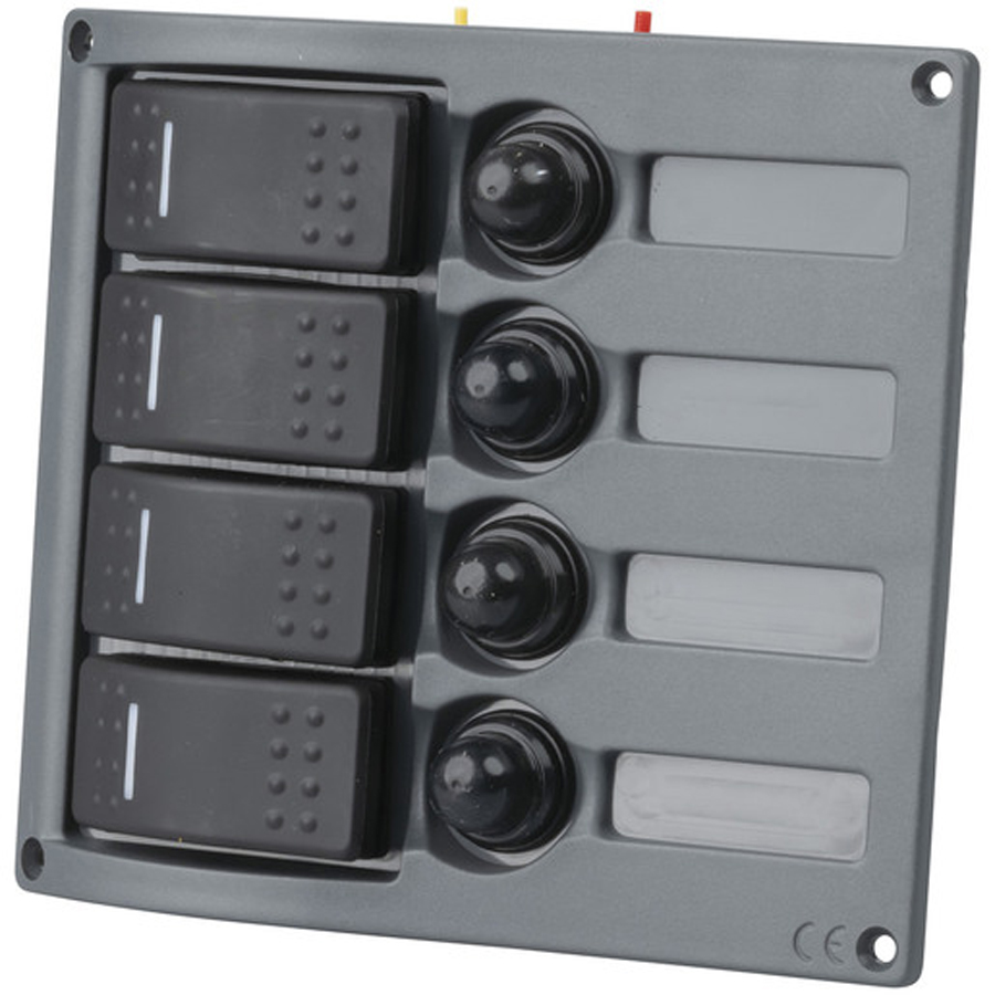 4 Way IP66 Marine Switch Panel 