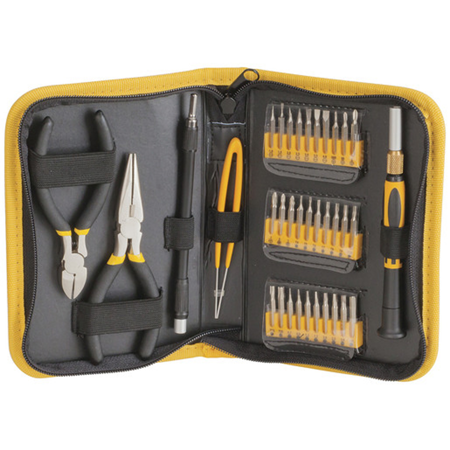 35 Piece Multi-purpose Precision Tool Kit with Vinyl Case 