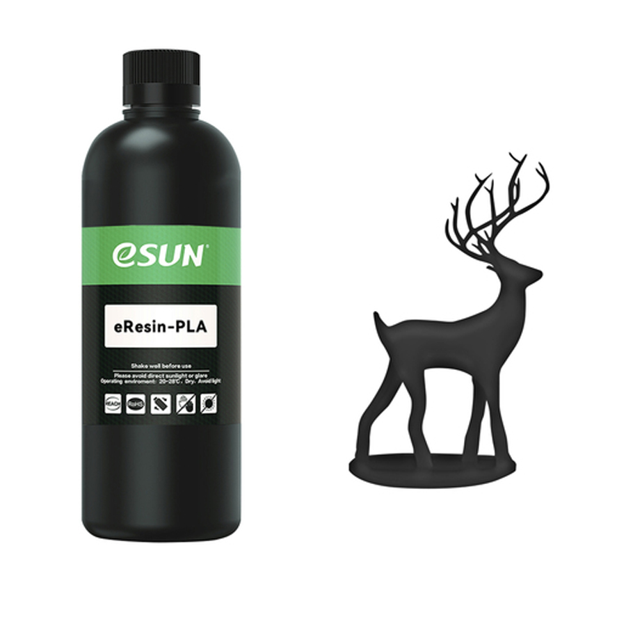 eSUN Black 1kg Pla Resin for Photon Resin 3D Printers 
