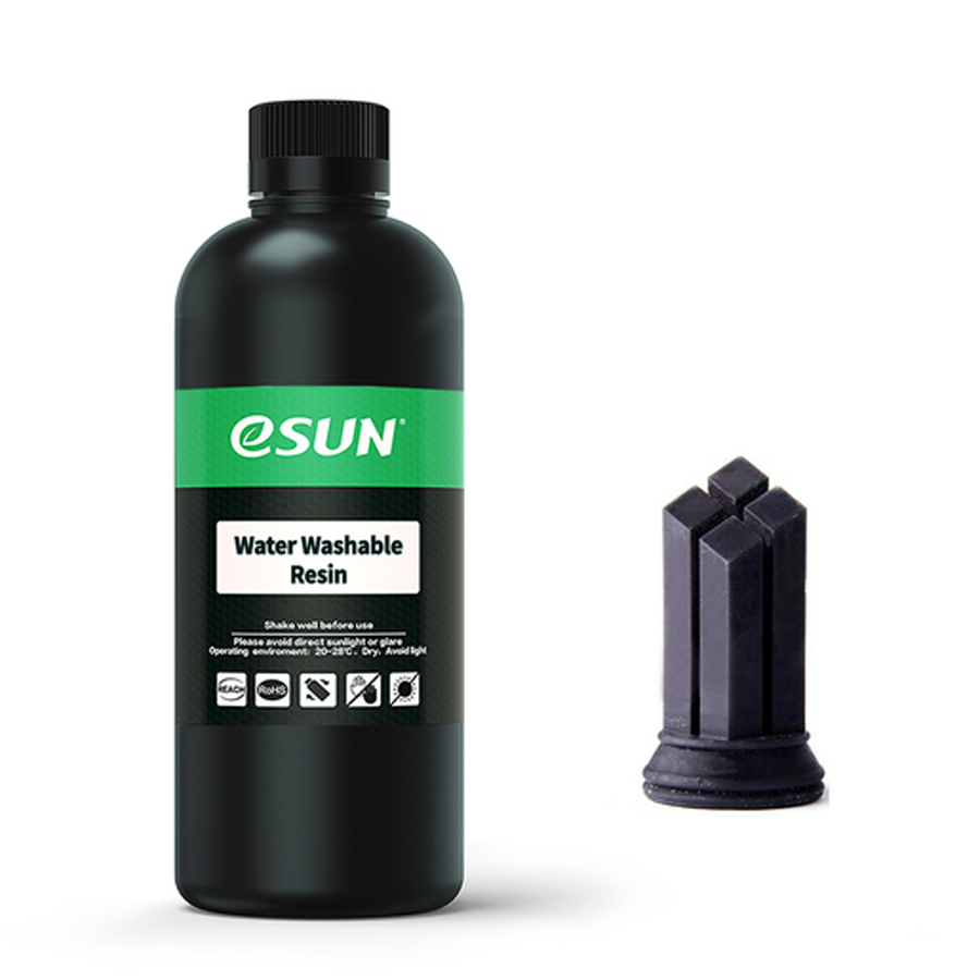eSUN Black Water Washable 500g Resin for Photon Resin 3D Printers 