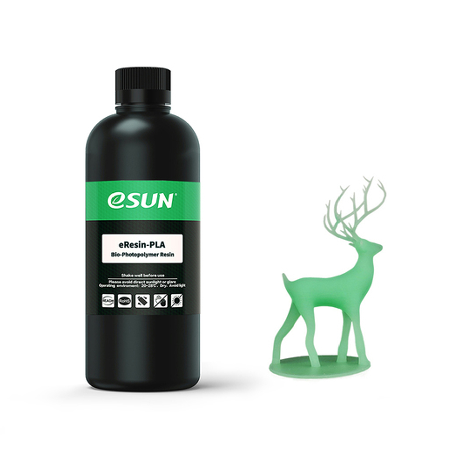 eSUN Grass Green 500g PLA Resin for Resin 3D Printers 