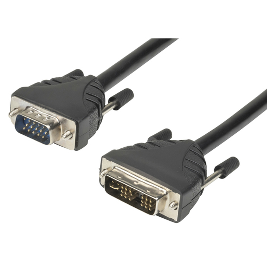 DVI-A to VGA Video Cable 2m 