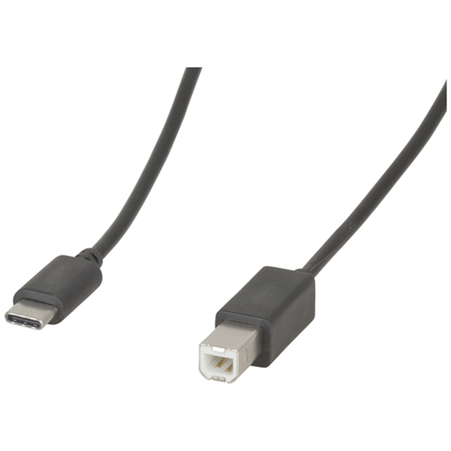 USB Type C to USB 2.0 B Cable 1.8m 