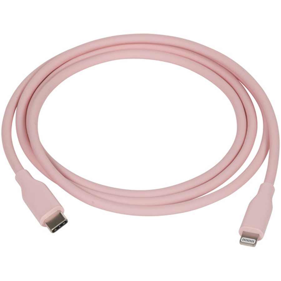 1.2m Pink Silicone USB Type-C to Lightning&trade; MFi Cable 