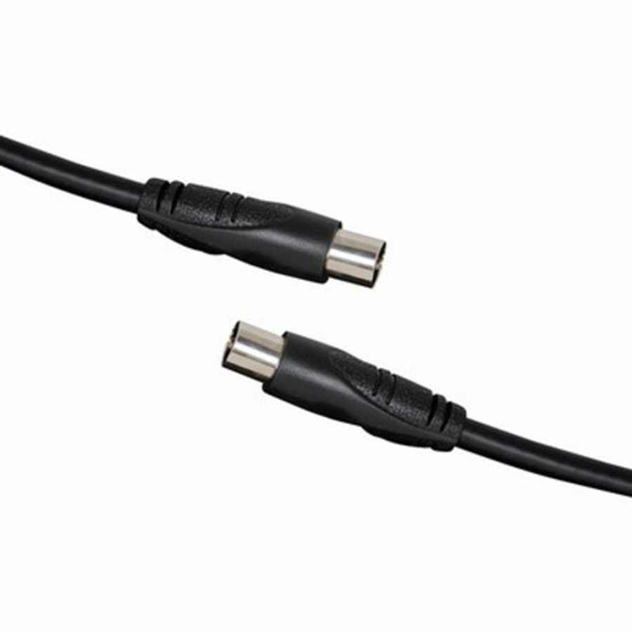 TV Coaxial Plug to TV Coaxial Plug Cable - 3m 