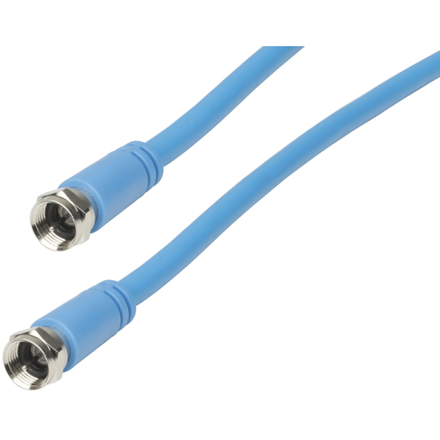 Flexible F Plug to F Plug Coax RG59 Cable - 10m 