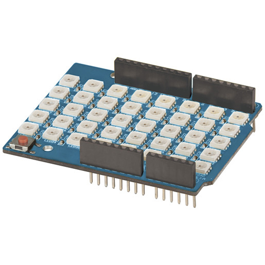 Duinotech 8x5 RGB LED Shield for Arduino 