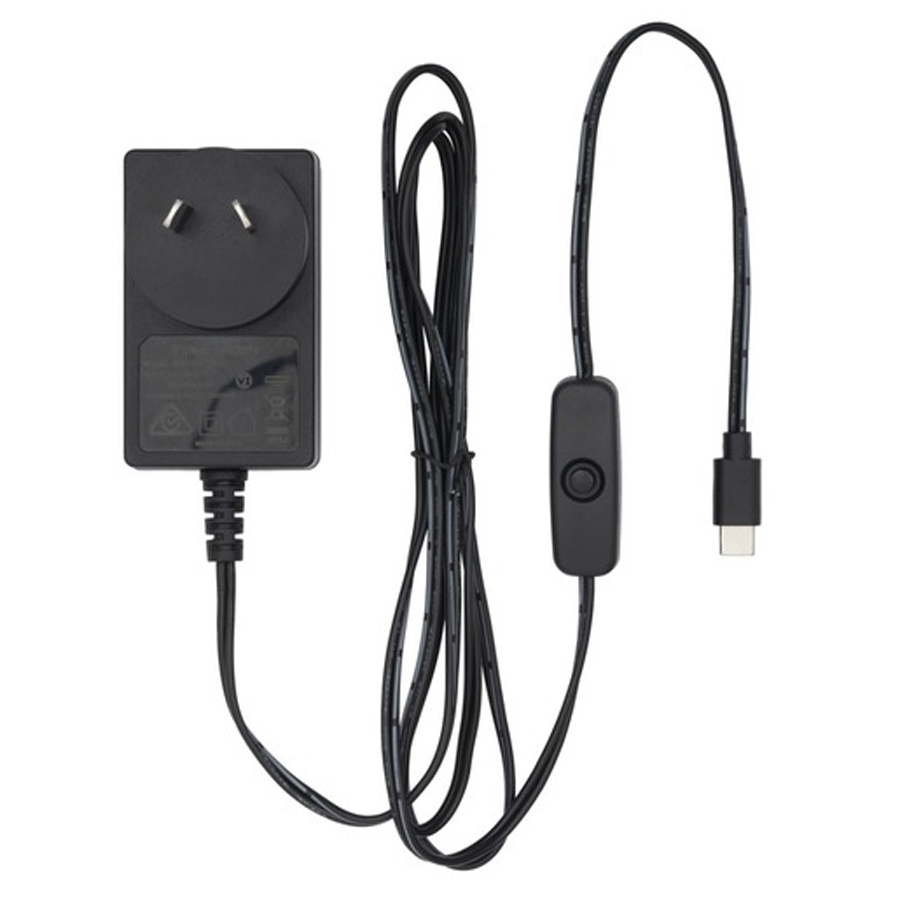 15.3W Power Supply 5.1VDC at 3A for Raspberry Pi 4 