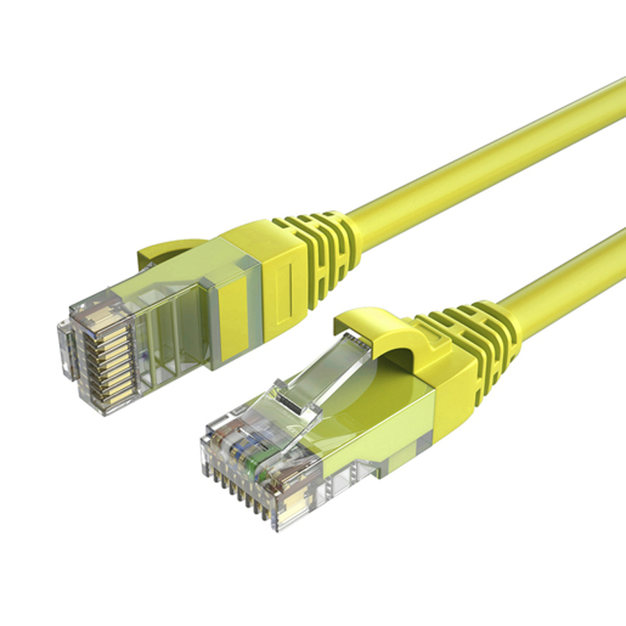 Cat 6a Patch Cable 1m Yellow 