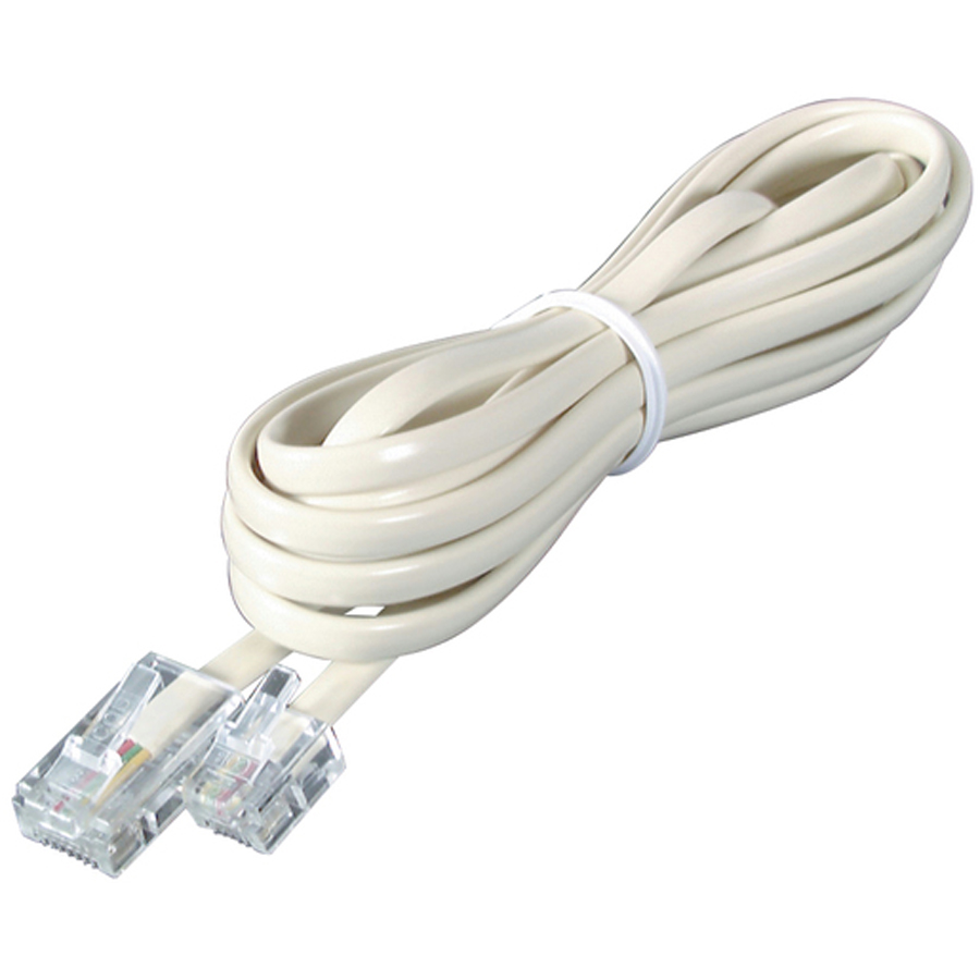 2m RJ12 to RJ45 Modular Cable 