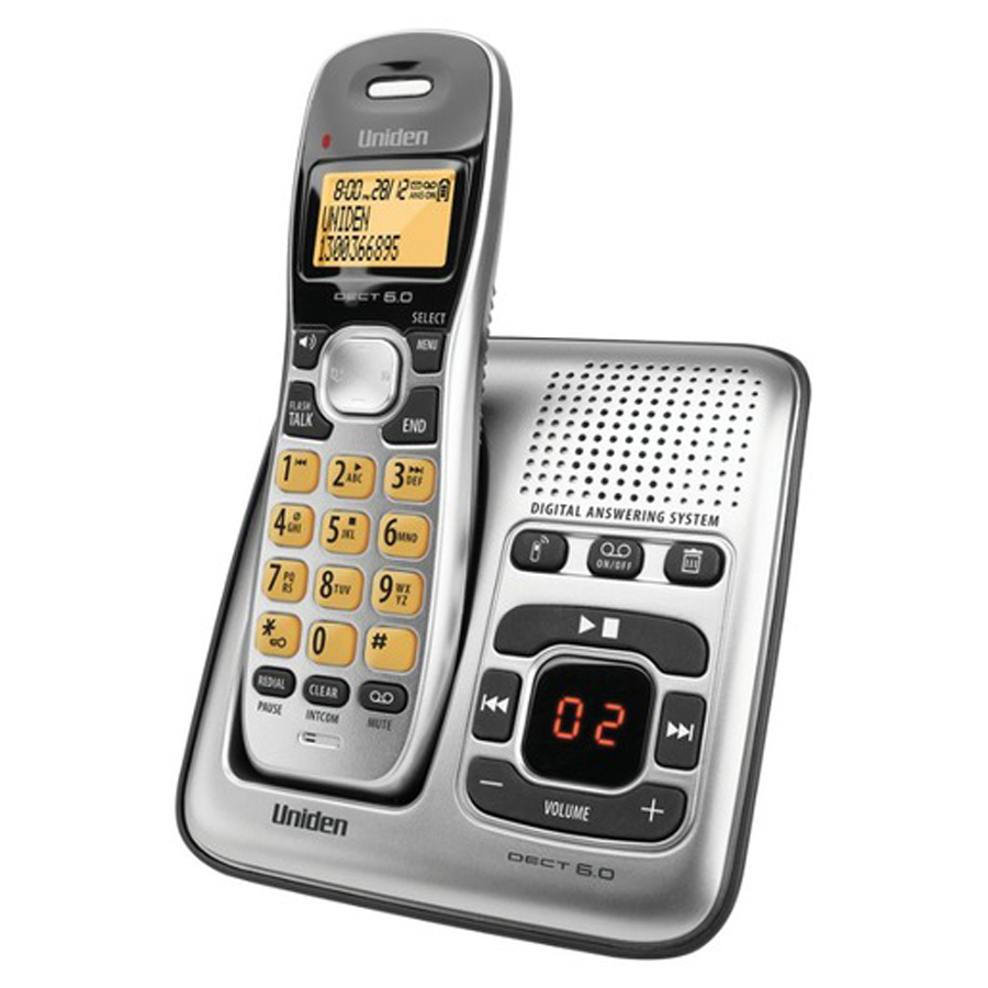 Uniden DECT1735 Cordless Phone with Answering Machine 