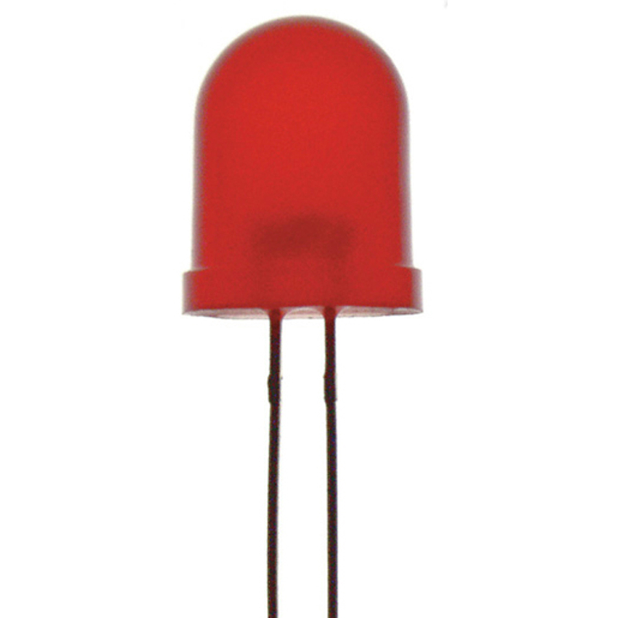 Red 5mm LED 8mcd Round Diffused 