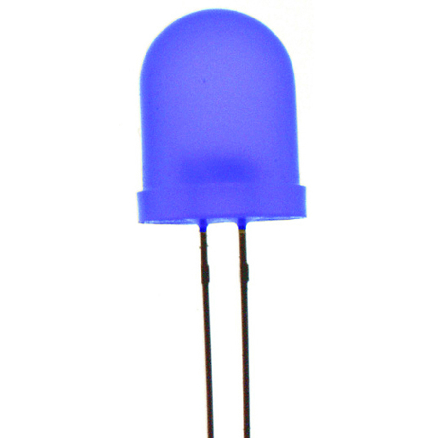 Blue 5mm LED 350mcd Round Diffused 
